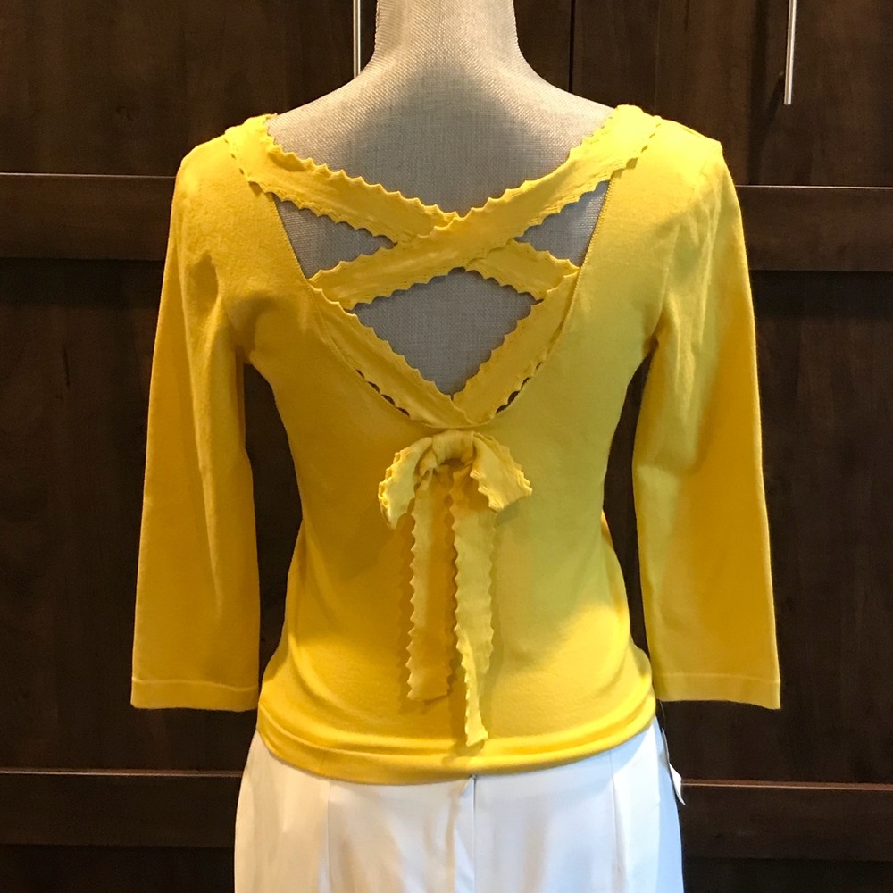 SOLD- NWT- Authentic Yellow Valentino - Picture 2 of 8